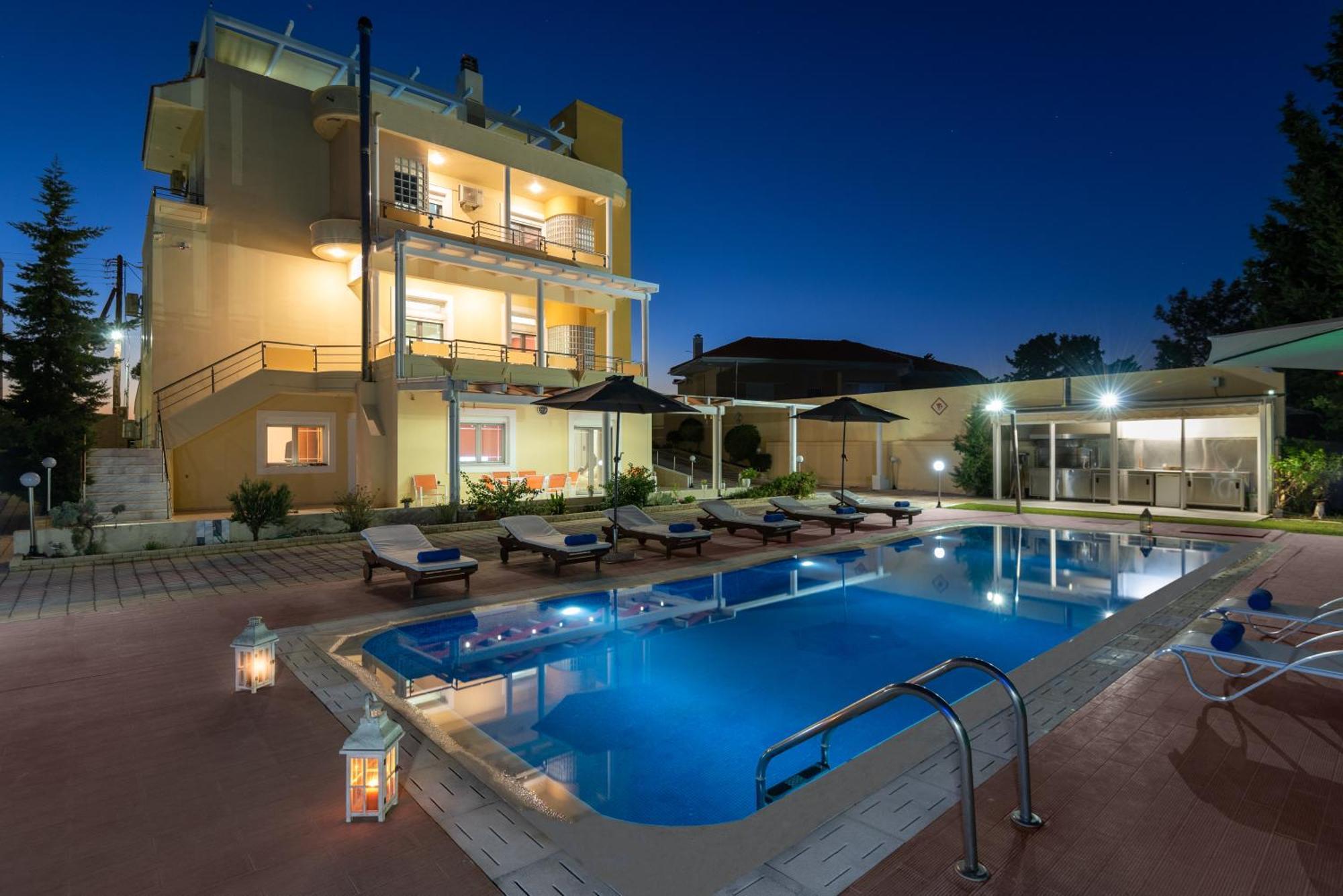 Kallithea Breeze Luxury Villa Κοσκινού Εξωτερικό φωτογραφία